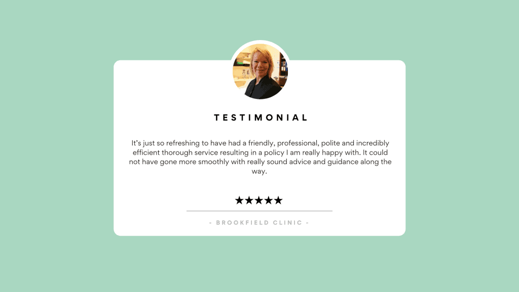 Testimonial from Brookfield Clinic