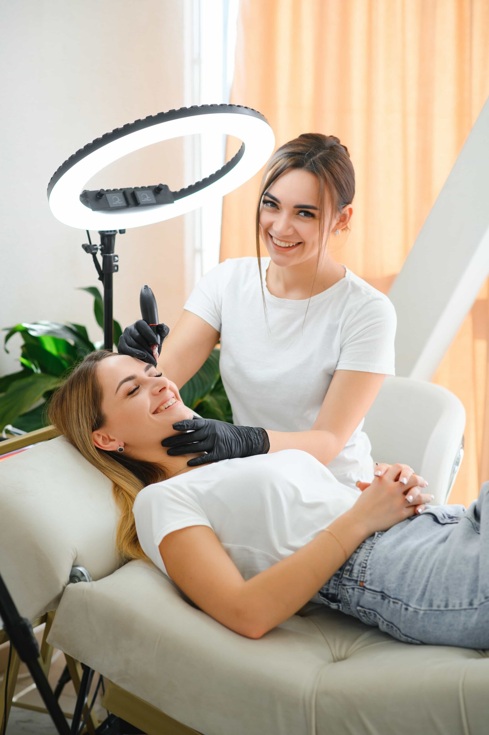eyebrows tattoo or permanent makeup beauty